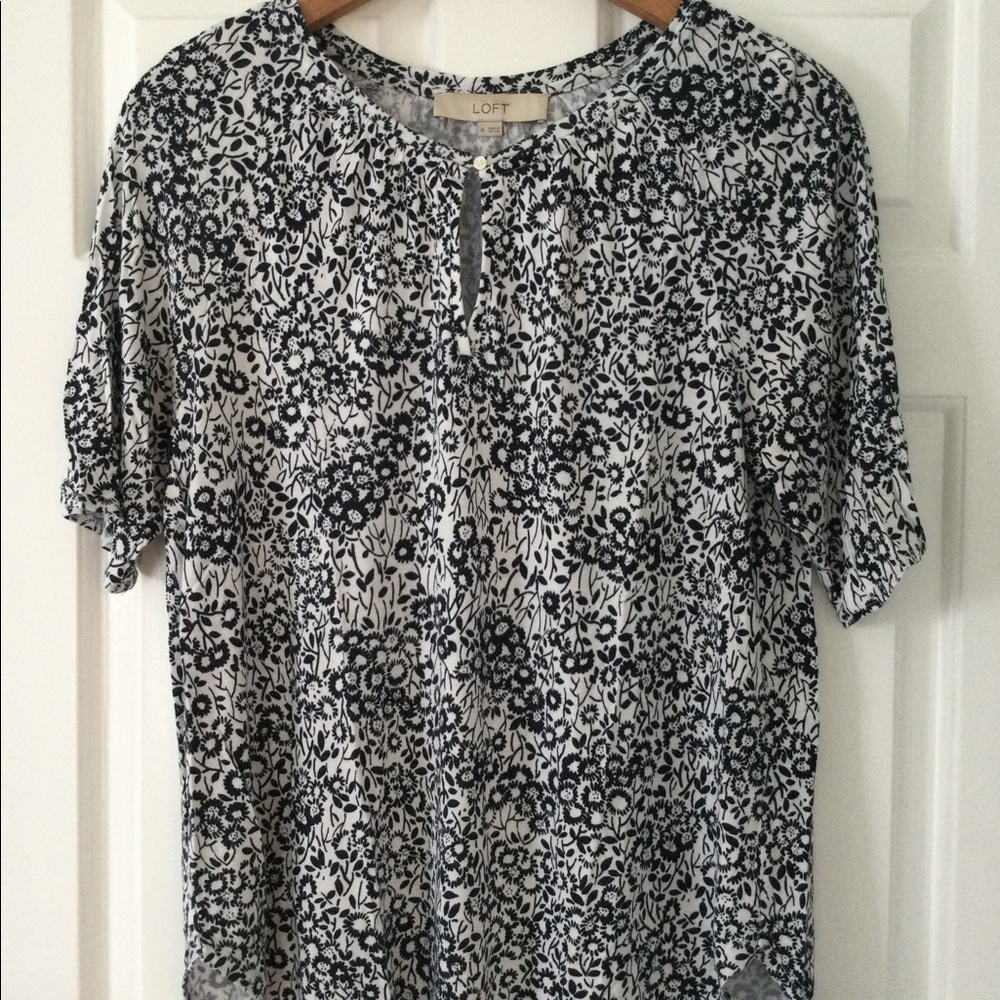 Floral print top